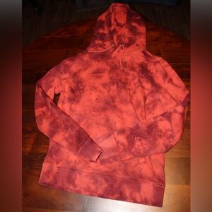 Aeropostale Red Tie-Dye Hoodie